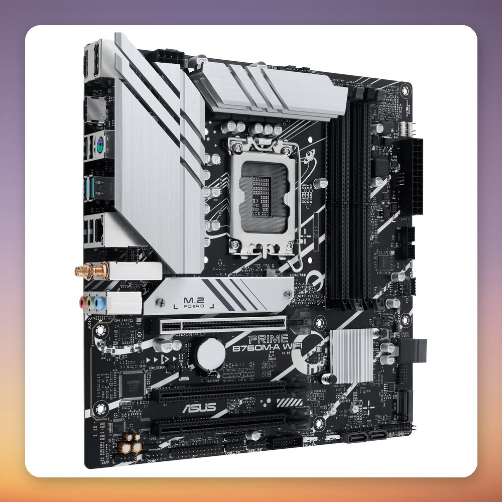Asus PRIME B760M-A WIFI Intel B760 LGA 1700 DDR5 mATX Motherboard – image 3