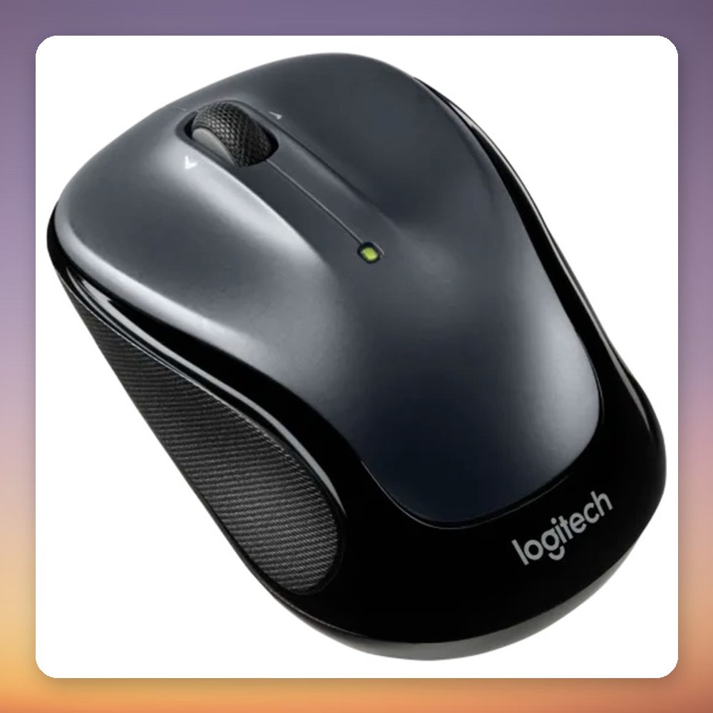 Logitech M325S Wireless Mouse, Dark Silver/Black, 2.4 GHz USB Receiver, 1000 DPI – image 2