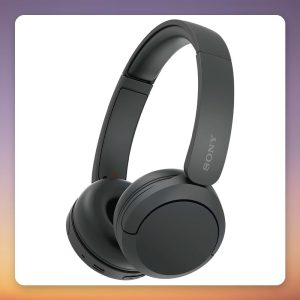 Sony WH-CH520 Wireless On-Ear Headphones, Bluetooth, 40-Hour Battery, Black