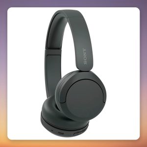 Sony WH-CH520 Wireless On-Ear Headphones, Bluetooth, 40-Hour Battery, Black