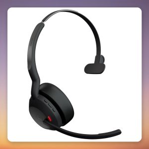 Jabra Evolve2 55 Mono Wireless ANC Headset, MS Teams, USB-C, Link380c