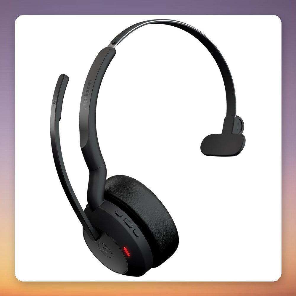 Jabra Evolve2 55 Mono Wireless ANC Headset, MS Teams, USB-C, Link380c – image 2