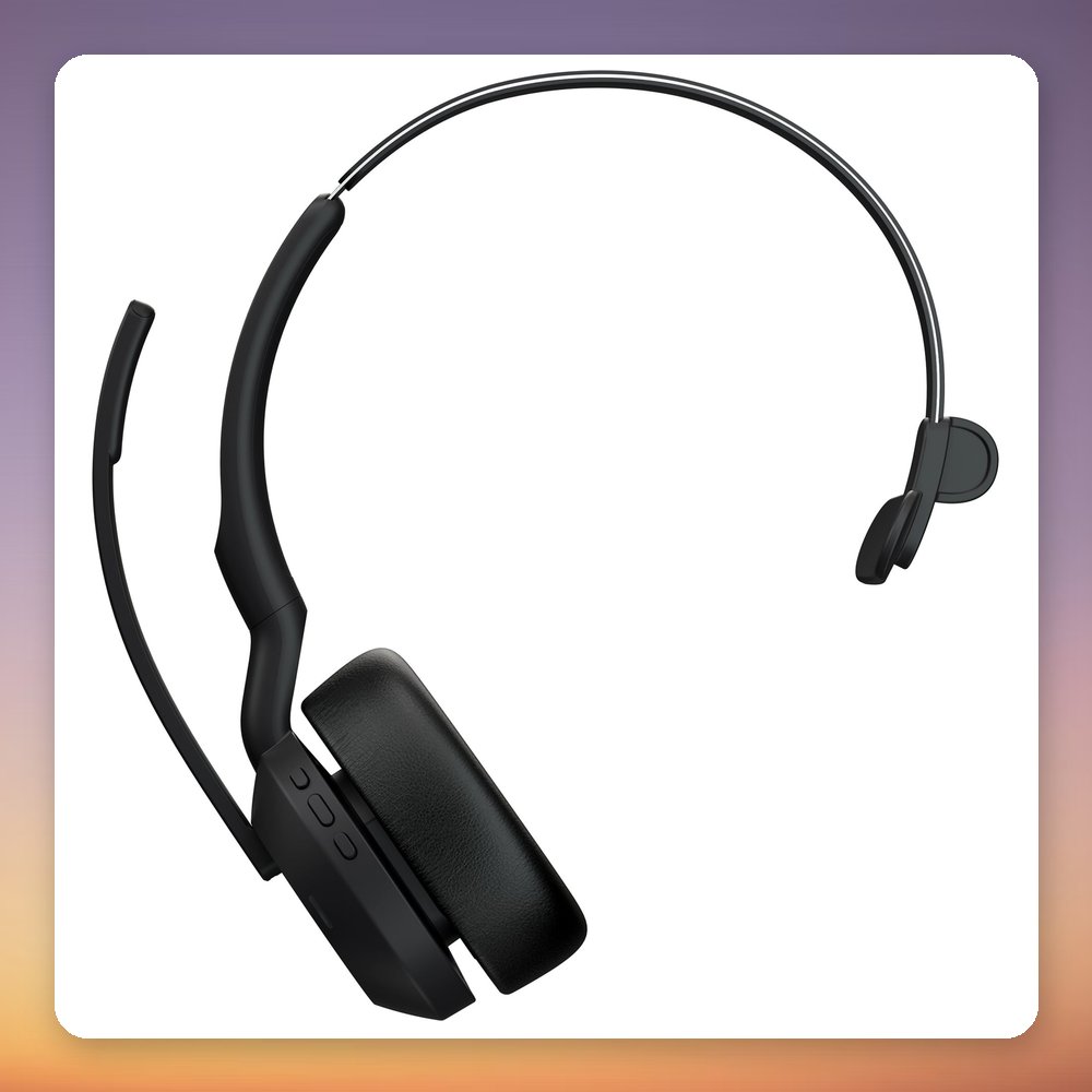 Jabra Evolve2 55 Mono Wireless ANC Headset, MS Teams, USB-C, Link380c – image 3