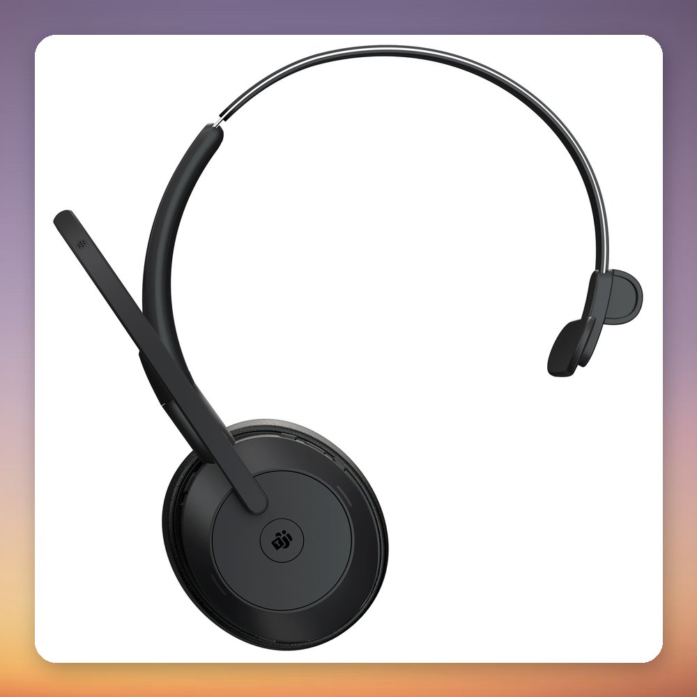 Jabra Evolve2 55 Wireless Mono Headset with Charging Stand, Link380a USB-A, Black – image 4
