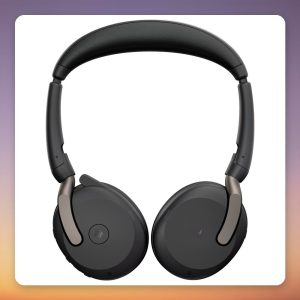 Jabra Evolve2 65 Flex Duo Wireless Headset, MS Teams, Link380a USB-A, Black