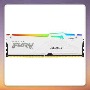Kingston FURY Beast RGB 32 GB DDR5-6000 CL36 (1×32 GB) White AMD EXPO