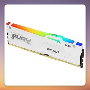 Kingston FURY Beast RGB 32 GB DDR5-6000 CL36 (1×32 GB) White AMD EXPO