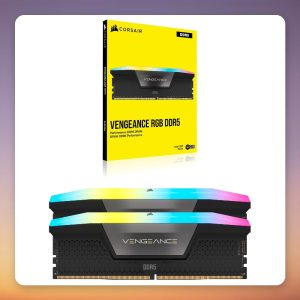 Corsair Vengeance RGB 32 GB DDR5-6000 CL36 (2×16 GB) Intel XMP