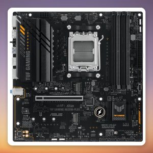 Asus TUF Gaming A620M-PLUS AMD A620 AM5 Micro ATX Motherboard, DDR5, 2.5GbE