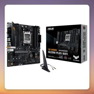 Asus TUF Gaming A620M-Plus WiFi AM5 Micro-ATX Motherboard, AMD A620, DDR5, WiFi 6