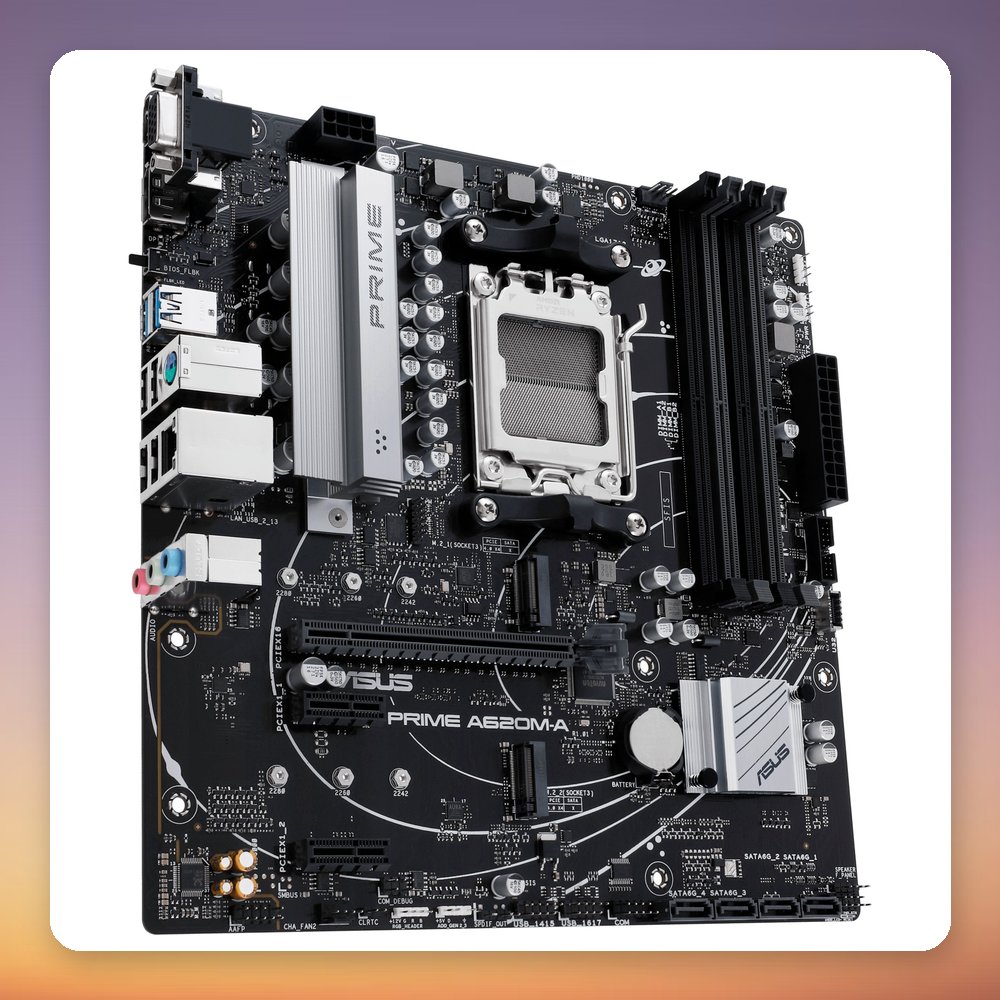 Asus PRIME A620M-A-CSM AMD A620 Socket AM5 Micro ATX Motherboard – image 4