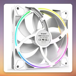 Be quiet! Light Wings White 140 mm PWM ARGB Fan, Triple Pack with ARGB Hub