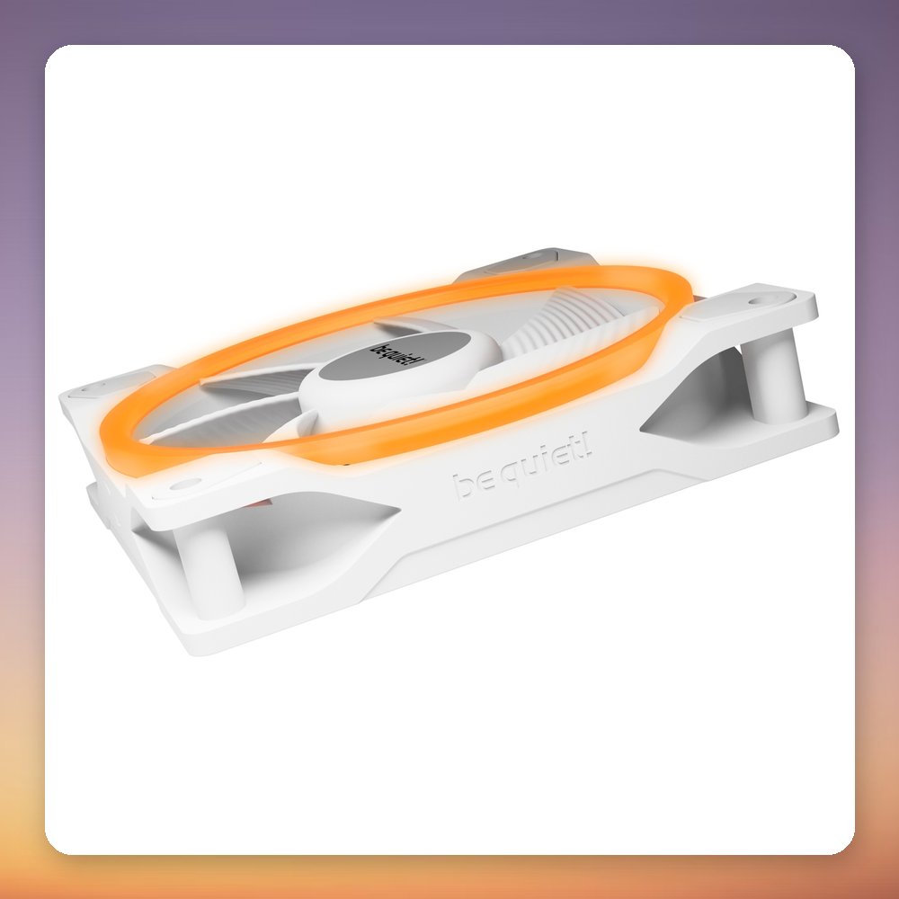 Be quiet! Light Wings White 140 mm PWM ARGB Fan, Triple Pack with ARGB Hub – image 3