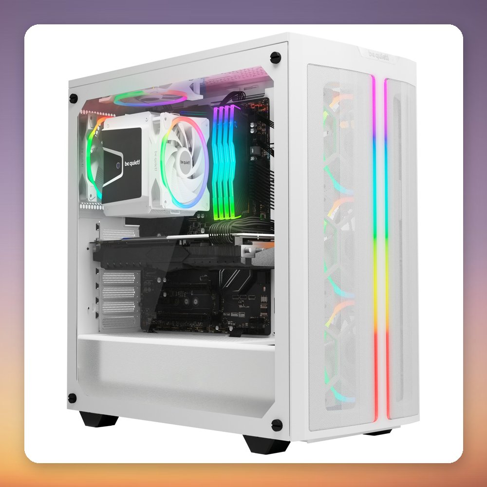 Be quiet! Light Wings White 140 mm PWM ARGB Fan, Triple Pack with ARGB Hub – image 6