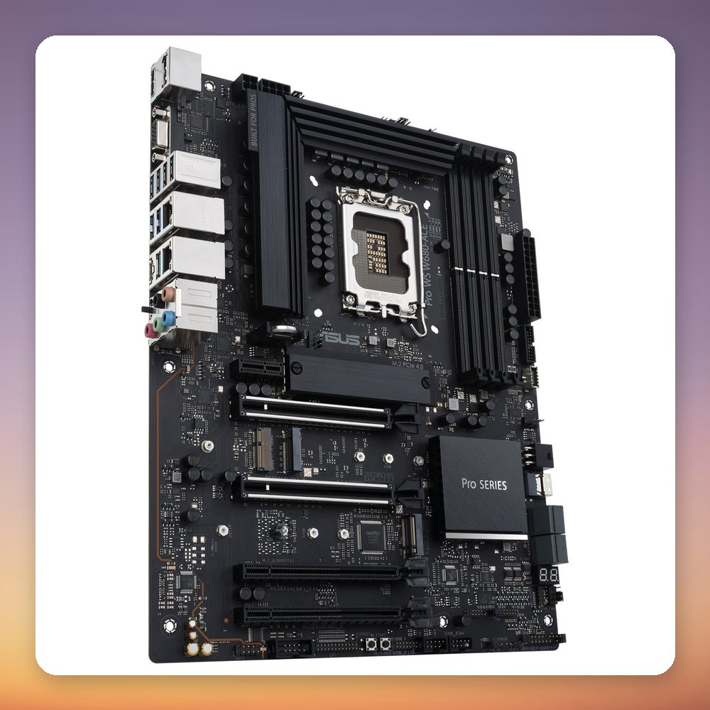 Asus PRO WS W680-ACE Intel W680 LGA 1700 ATX Workstation Motherboard, DDR5 ECC – image 3
