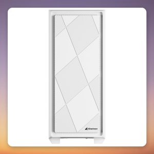 Sharkoon VS8 RGB ATX Mid Tower Case, White, Tempered Glass, 3 Fans