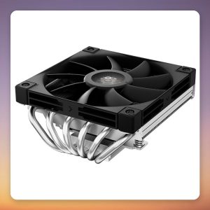 Deepcool AN600 120 mm Low-Profile Top-Blower CPU Cooler, Black, 180W TDP