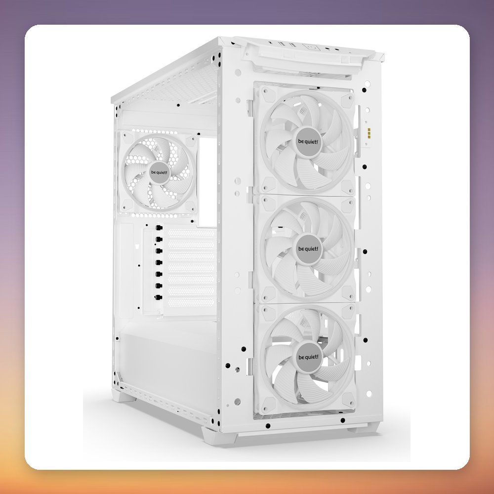 be quiet! Shadow Base 800 FX Midi Tower Case, White, Tempered Glass, E-ATX, ARGB – image 2