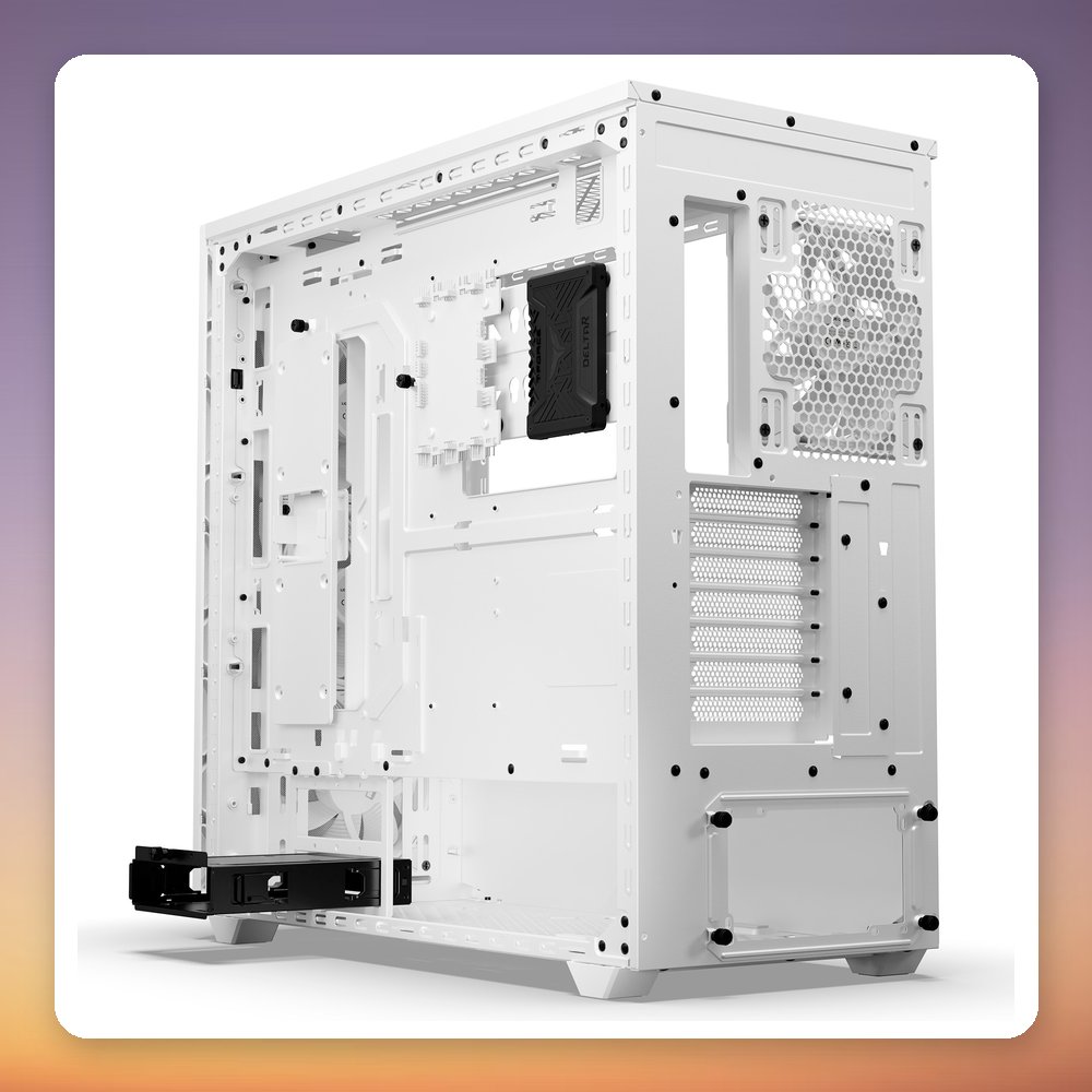 be quiet! Shadow Base 800 FX Midi Tower Case, White, Tempered Glass, E-ATX, ARGB – image 4