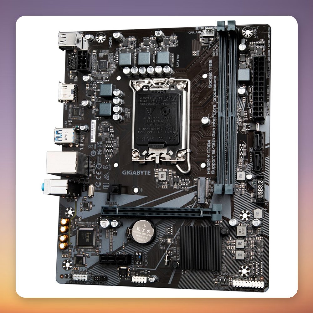 Gigabyte H610M K DDR4 Micro ATX Motherboard, LGA 1700, Intel H610 – image 3