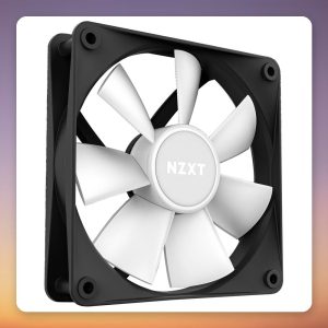 NZXT F120 RGB Core 120 mm PWM Case Fan, Black, Single Pack, No Controller