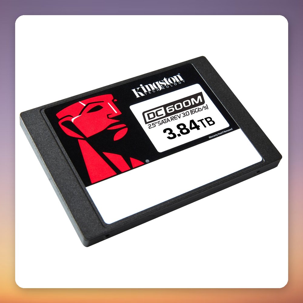 Kingston DC600M 3840 GB 2.5" SATA Enterprise SSD, Mixed Use, PLP