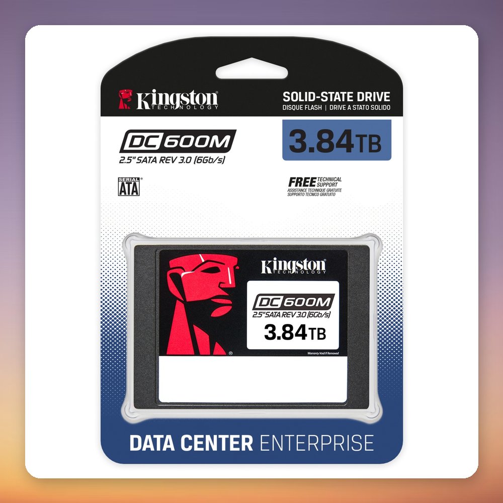Kingston DC600M 3840 GB 2.5" SATA Enterprise SSD, Mixed Use, PLP – image 3