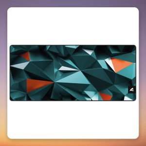 Sharkoon SKILLER SGP30 XXL Gaming Mouse Pad 900 x 400 mm, Grey-Green/Red
