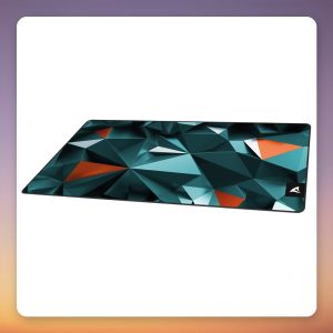 Sharkoon SKILLER SGP30 XXL Gaming Mouse Pad 900 x 400 mm, Grey-Green/Red