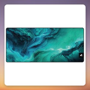 Sharkoon SKILLER SGP30 XXL Gaming Mouse Pad, 900 x 400 mm, Turquoise/Blue