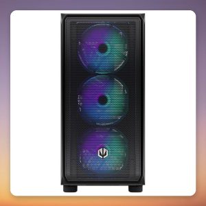 Endorfy ARX 500 ARGB Big Tower Case, Black, Tempered Glass, 4x 140 mm Fans