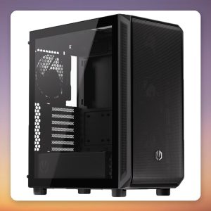 ENDORFY ARX 500 Air Mid Tower ATX Case, Black, Tempered Glass, 4x 140 mm PWM Fans