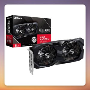 ASRock Radeon RX 7600 Challenger 8GB OC GDDR6 Graphics Card