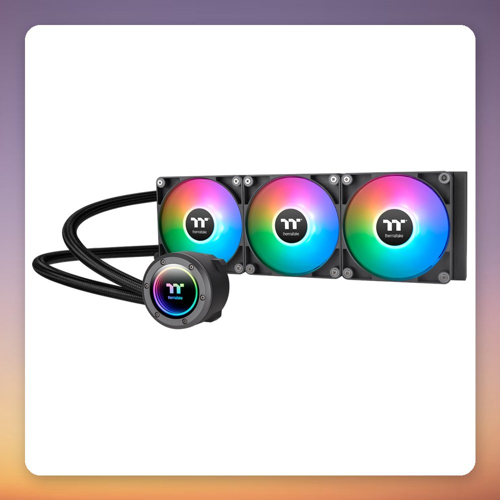 Thermaltake TH360 V2 ARGB Sync 360 mm AIO Liquid CPU Cooler, Black