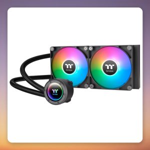Thermaltake TH240 V2 ARGB Sync 240 mm AIO Liquid Cooler, Black