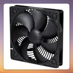 SilverStone AP181 180 mm Case Fan, Black, 3-Pin, 700-1,200 RPM