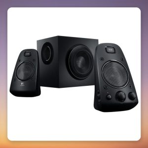 Logitech Z623 2.1 THX Certified PC Speaker System, 200W RMS, Black