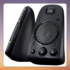 Logitech Z623 2.1 THX Certified PC Speaker System, 200W RMS, Black
