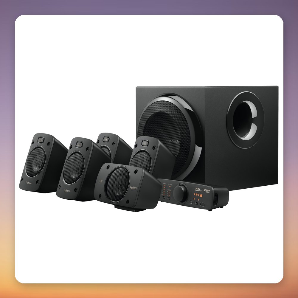 Logitech Z906 5.1 Surround Sound Speaker System, THX Certified, 500W RMS, Black – image 6