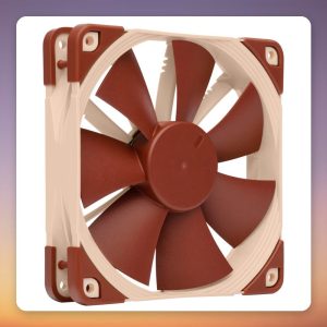 Noctua NF-F12 PWM 120 mm PWM Fan, Light Brown, Single Pack