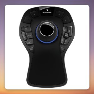 3Dconnexion SpaceMouse Pro 6DoF 3D Mouse, 15 Programmable Buttons, USB, Black/Grey