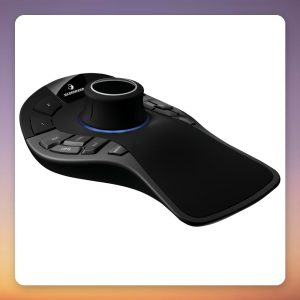 3Dconnexion SpaceMouse Pro 6DoF 3D Mouse, 15 Programmable Buttons, USB, Black/Grey