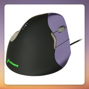 Evoluent Vertical Mouse 4 Small Right-Handed Wired Optical Mouse, 2600 DPI
