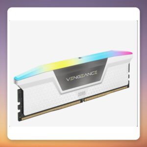 Corsair Vengeance RGB 32GB (2x16GB) DDR5-6000 CL38 White Memory Kit