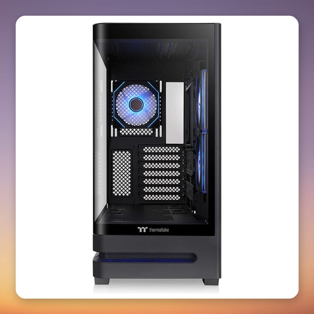 Thermaltake Arcus 290 TG ARGB Black Mid-Tower Case, Curved Tempered Glass, 3 ARGB Fans – image 2