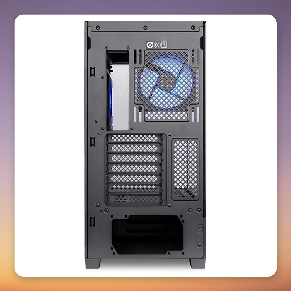 Thermaltake Arcus 290 TG ARGB Black Mid-Tower Case, Curved Tempered Glass, 3 ARGB Fans – image 4