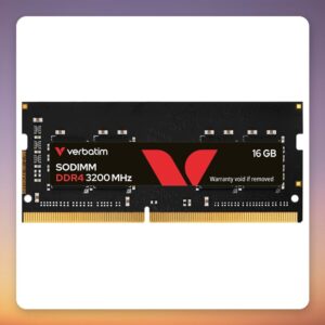 Verbatim 16GB DDR4-3200 CL22 SO-DIMM Laptop Memory