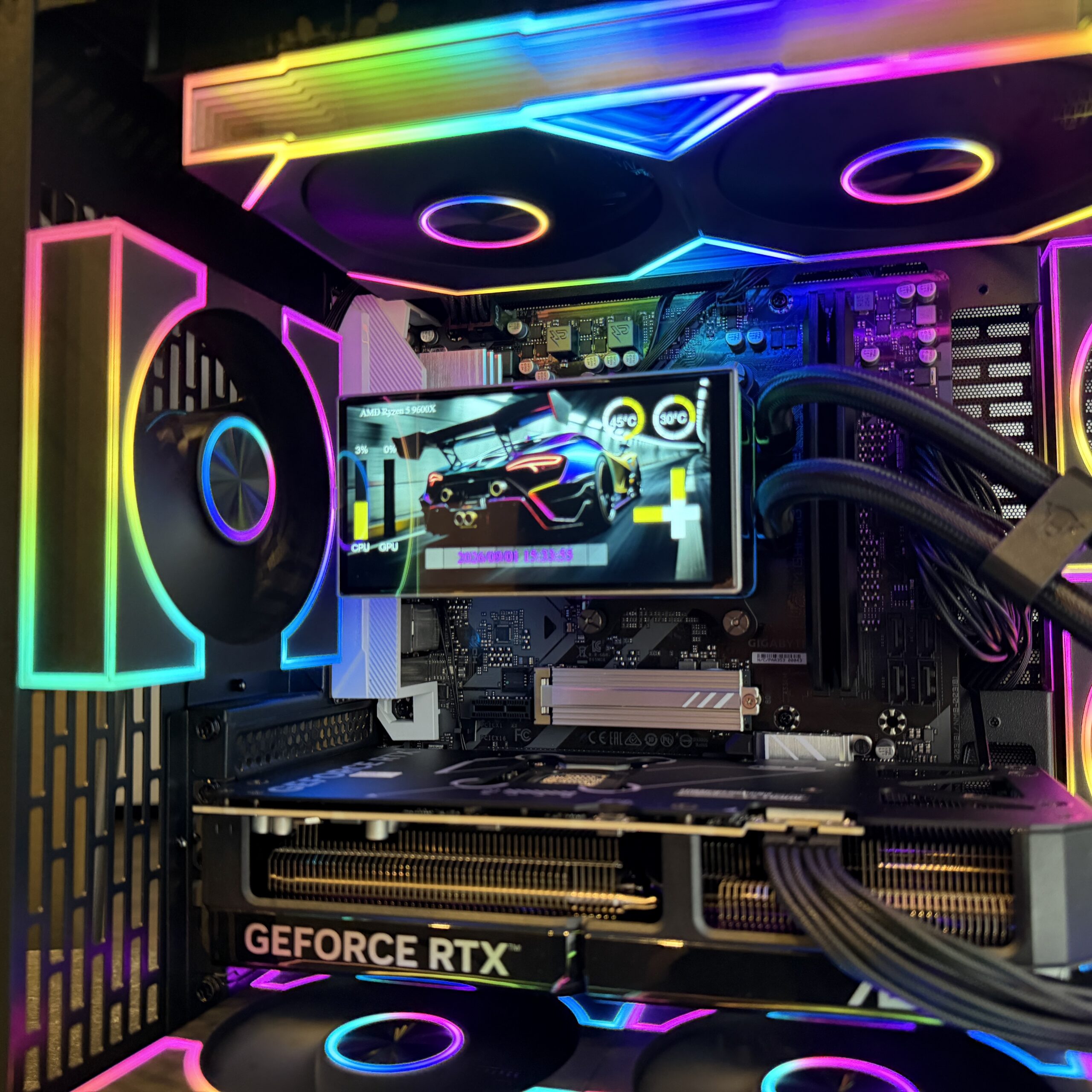 PC Gaming AMD Ryzen 5 9600X, RTX 5070 12GB, 32GB DDR5