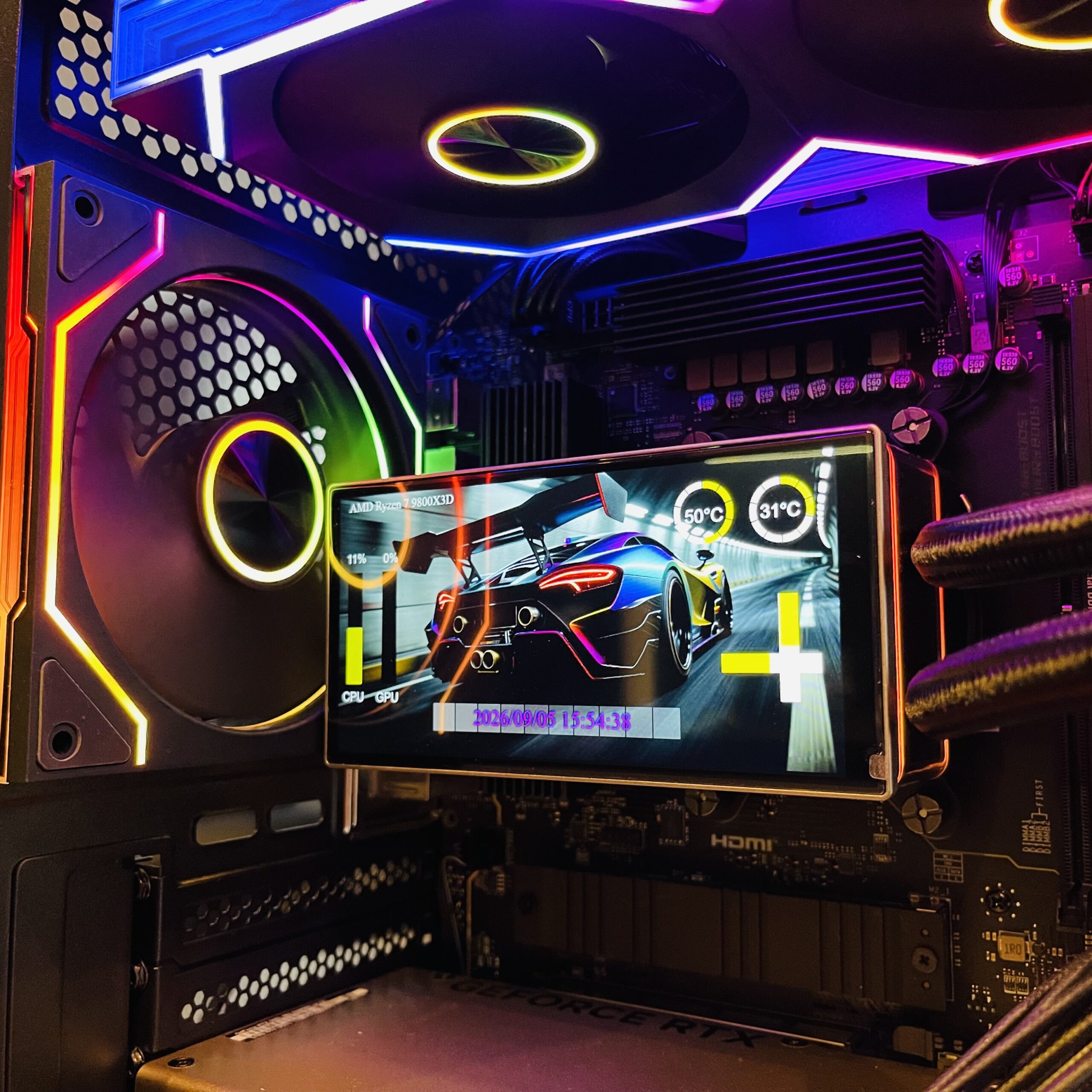 PC Ryzen Gaming 7 9800X3D, RTX 5080 16GB, 96GB DDR5