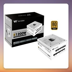 Thermaltake Toughpower GF3 Snow 1200W 80 PLUS Gold Fully Modular ATX 3.0 PSU, White